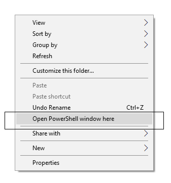 PowerShell Window