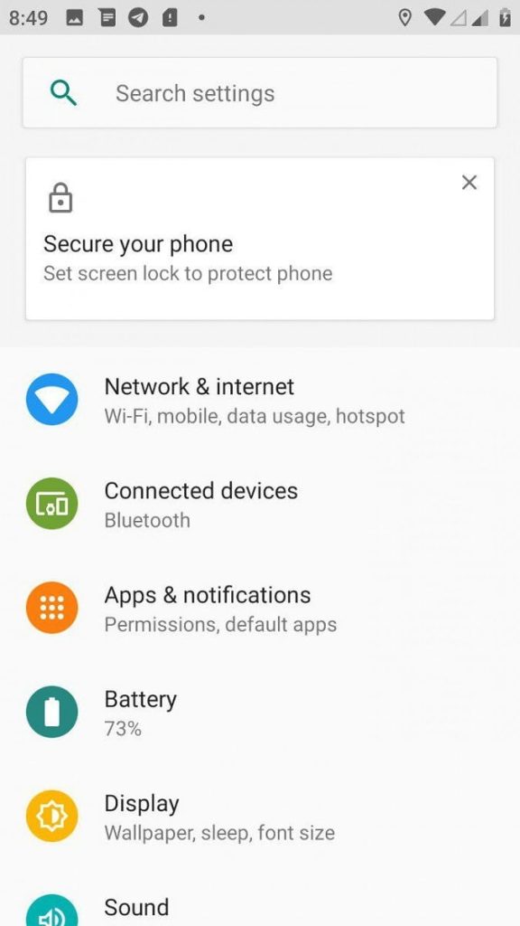 Xiaomi Mi A1 Android Pie