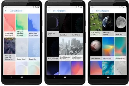 Google Pixel 3 Live Wallpapers