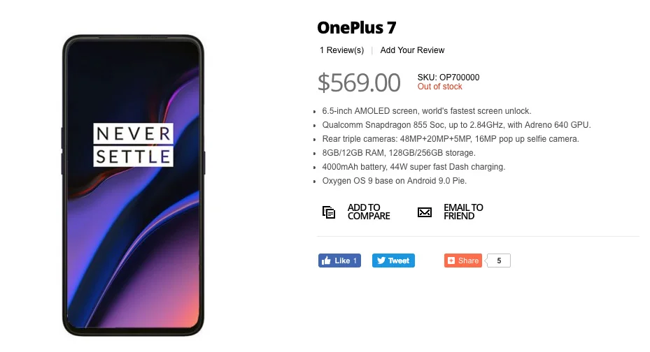 OnePlus 7 image