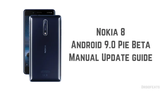 Nokia 8 Pie update