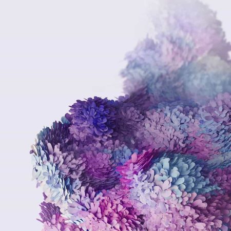 “Beautiful Floral Art” Samsung Galaxy S20 wallpapers (3200×3200 resolution) – download now!