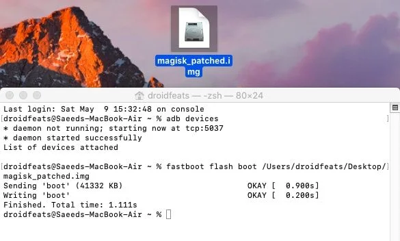 Fastboot flash boot img