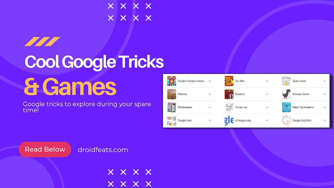 Do a Barrel Roll 5 Times? Google Tricks Games - TechyLoud