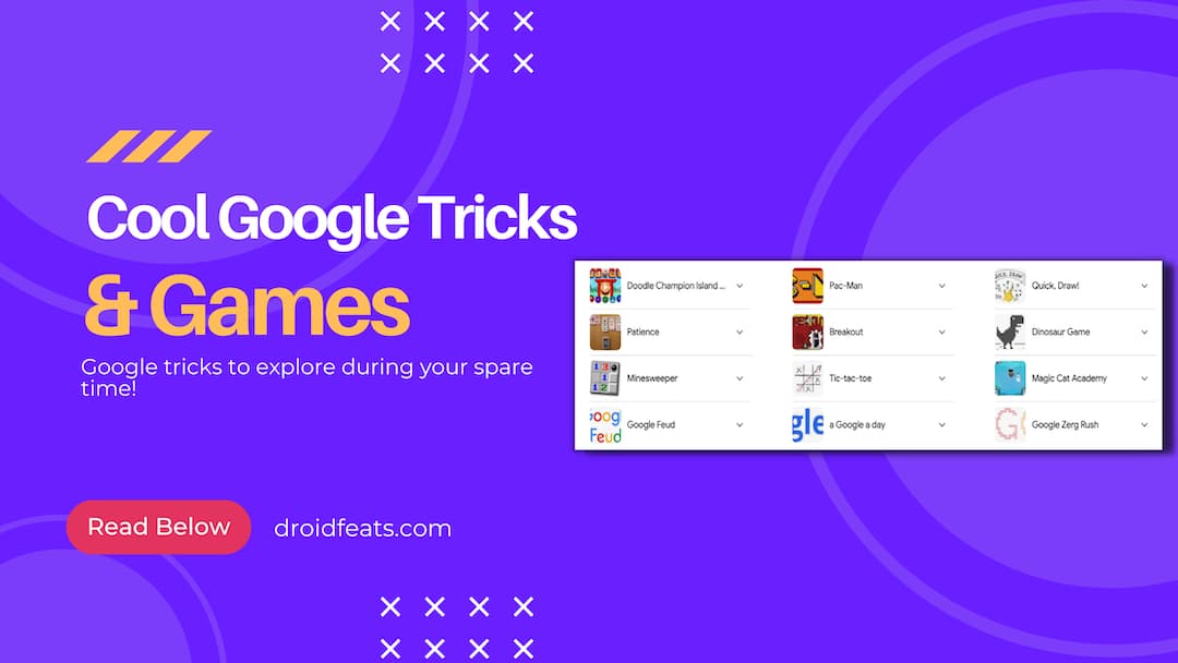 21 Cool Google Tricks- Do A Barrel Roll 20 Times & Google Search